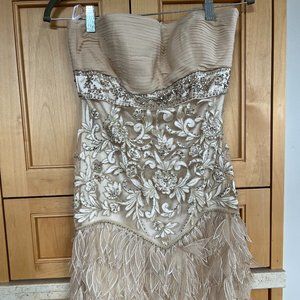 Sue Wong formal Formal dress Size 6, Gold/champagne